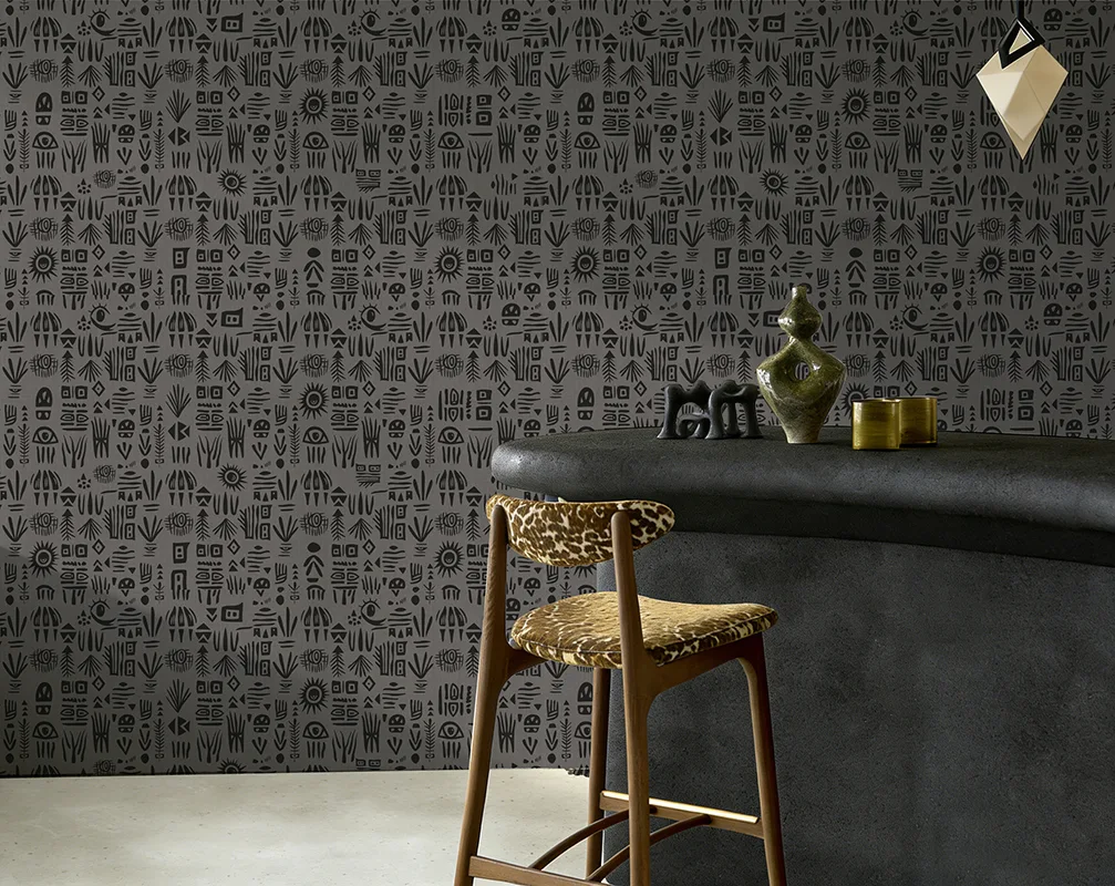 Warm Parchment linen wallcovering — John Mark Naturals