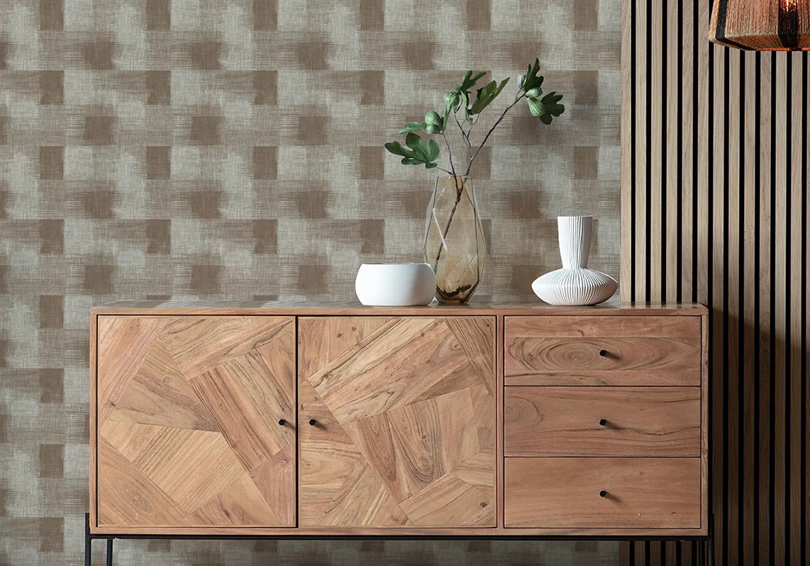 Frosted Reed linen wallcovering — John Mark Naturals