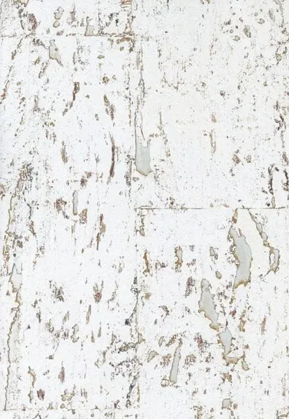 White Tundra — cork wallcovering, SKU WHT-TND
