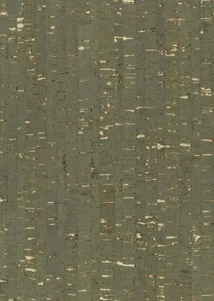 Ivory Green — cork wallcovering, SKU VRY-GRN
