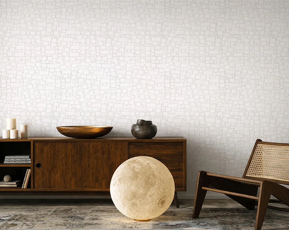Pale Thistle linen wallcovering — John Mark Naturals