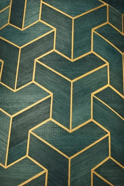 Blue Lagoon Parquet — wood veneer wallcovering, SKU BL-LGN-PRQ