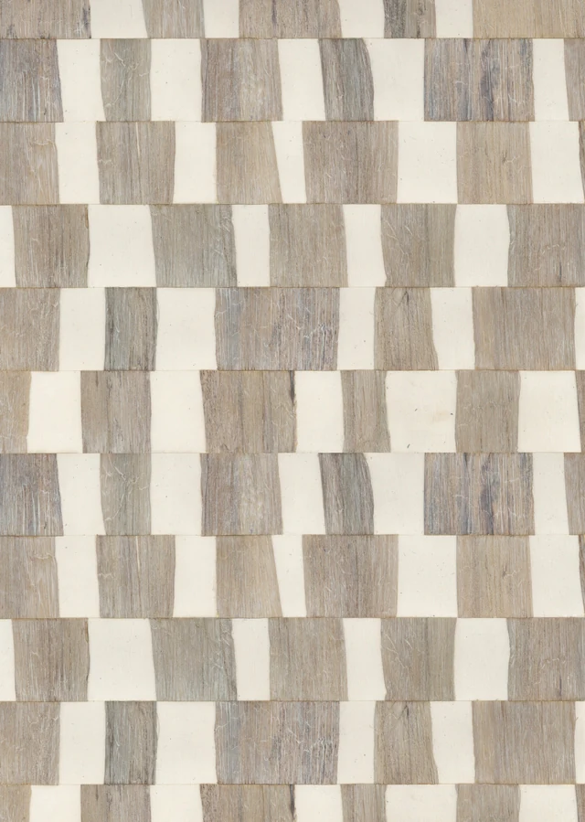 Chalk Strata bark wallcovering from the Architectural Collection — John Mark Naturals
