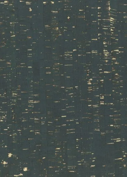 Dusky Teal — cork wallcovering, SKU DSK-TL