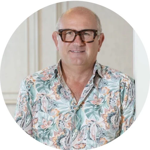 Portrait of John Mark, Managing Director