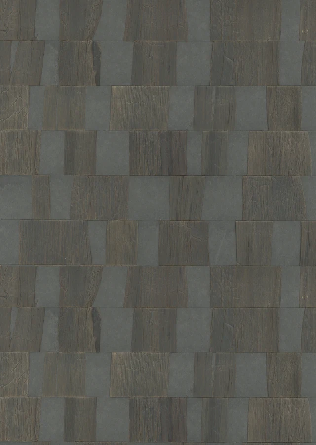 Mist Strata bark wallcovering from the Architectural Collection — John Mark Naturals